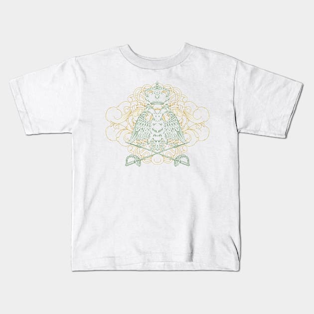 Abstract wings Kids T-Shirt by peace and love